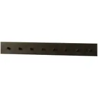 Lt-luce Kapstok Tubo hoog Mat Donkergrijs Roede & Hoedenplank 2x10 Haken 100cm