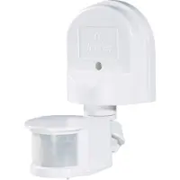 Renkforce 1296294 Wandmontage PIR-bewegingsmelder, 180°, relais, wit, IP44