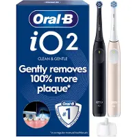 Oral-B iO 2 Noir et Rose Lot de 2