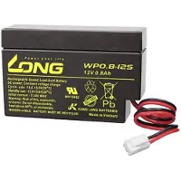 Long WP0.8-12S Loodaccu 12 V 0.8 Ah Loodvlies (AGM) (b x h x d) 96 x 62 x 25 mm JST connector Geringe zelfontlading, Onderhoudsvrij