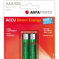 Agfa AgfaPhoto Direct Energy - AAA Batterij - NiMH 950mAh - Groen
