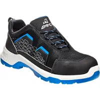 Emma Werkschoen CrossForce Fly D Laag S3 | Zwart/Blauw | Maat 48 - 8715316153891