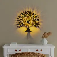 Opviq Wandlamp Heart Tree V2, zwart, Woon-/ Eetkamer, metaal, Modern, wandlamp