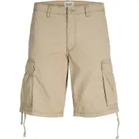 Jack & jones Plus Cargobroek 'JPSTCole Frank' taupe