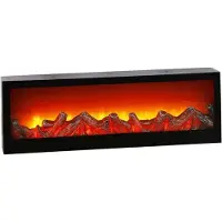 Mira Sfeerhaard elektrisch - Sfeerhaarden -Sfeerhaard met Schouw- Zwart- 60cm x 10cm x 20cm