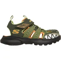 SKECHERS RAZOR SPLASH-RAPTOR QUEST Jongens Sandalen - Olijf