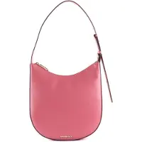 Mandarina Duck Leren Schoudertas Luna Hobo Blush Roze