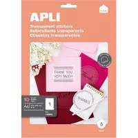 APLI Transparante etiketten