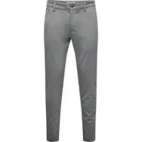 Only & Sons Chino 'Mark' grijs gemĂȘleerd