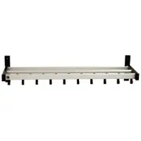 Vepa Bins Wandkapstok Pro-line 19 Haken Zilver