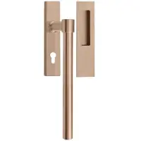 Formani Piet Boon ONE PB230Y set hefschuifdeurbeslag incl. cilindergat PC69 - PVD licht brons