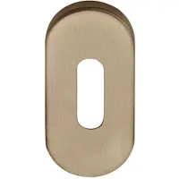 Formani Basics LBN32 sleutelplaatje ovaal - PVD licht brons
