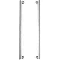 Formani David Rockwell ECLIPS greep DR501 PA set grepen incl. paarsgewijze bevestiging - mat RVS
