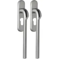 Formani Rivio by Gensler GL230PAY massieve paarsgewijze set hefschuifdeurbeslag inclusief cilindergat PC69 - mat RVS