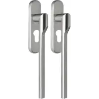 Formani Rivio by Gensler GL231PAY massieve paarsgewijze set hefschuifdeurbeslag inclusief cilindergat PC69 - mat RVS