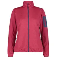 CMP - Women's Jacket Jacquard Double Knitted - Fleecevest 48, rood