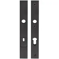 Formani Square LSQSM-28KT massieve veiligheidsschilden met kerntrekbeveiliging kruk/kruk SKG*** PC92 - PVD mat zwart