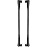 Formani Osiris Hertman CONE OH400 PA set grepen incl. paarsgewijze bevestiging - PVD mat zwart