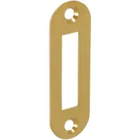 Formani Basics LBSPA-K sluitplaat afgerond tbv kastdeurslot - PVD mat goud