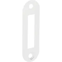 Formani Basics LBSPA-K sluitplaat afgerond tbv kastdeurslot - wit