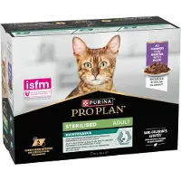 Purina Pro Plan Pro Plan Cat Sterilised Adult Maintenance Eend 10x85 g Voeding