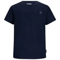 Retour Jeans T-shirt donkerblauw Jongens Stretchkatoen Ronde hals Effen - maat 134/140
