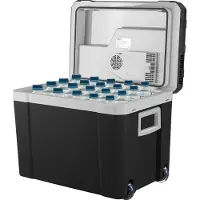 Moa Koelbox Elektrisch 12v 230 volt - 40L - Frigobox - Camping Koelkast - Auto en Camping - Koelen en Verwarmen - Zwart