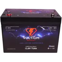 Voltium Energy VE-SPBT-1275 Smart Battery (12.8V, 75Ah, 960Wh, LiFePO4)