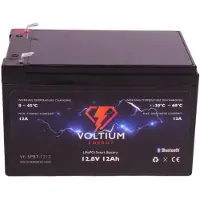 Voltium Energy VE-SPBT-1212 Smart Battery (12.8V, 12Ah, 154Wh, LiFePO4)