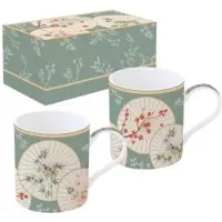 Easy life EAYSY LIFE -SET VAN TWEE MOKKEN MET OOR - ORIENTAALSE PRINT - 350 ML