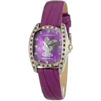 Chronotech CT7094SS-38 Horloge. Quartz, Kleur PAARS. Dames.