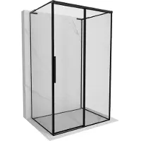 Mexen Rox-3S L 3-zijdige schuifbare douchecabine rechts 100 x 95 , zwart frame, zwart - 8C2L-100-095-70-70-3S-P
