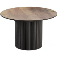 Vicco Eettafel Calero Eiken rustiek/Zwart 120-200 x 60 cm Uitschuifbaar, Model 58426