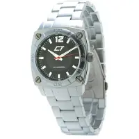 Chronotech CC7079M-02M horloge. Quartz, zwart. Heren.