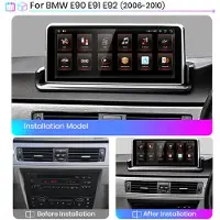 Junsun Autoradio - Geschikt voor BMW E90 E91 E92 2006-2010 Geen systeem | 10.25"Car Play Android GPS Navi 4+64G WIFI BT Wareless Carplay & Andriod Auto RDS DSP SWC 4G
