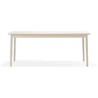 Stolab Prima Vista tafel berkenhout lichte matte lak, 120cm, 1 inlegblad