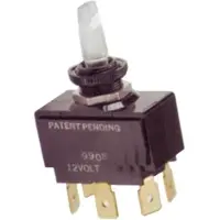 Sierra 11-tg19530 Tip Lit Toggle On-off Switch Goud