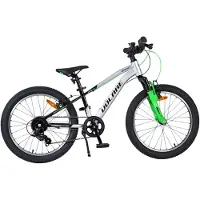 Volare Boost Kinderfiets - 20 inch - Zilver Groen - 7 versnellingen