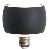 LUEDD E27 LED lamp deco zwart 6W 370 lm 3000K