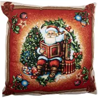 Clayre & Eef Kussenhoes 45x45 cm Beige Polyester
