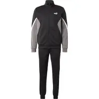 Puma Trainingspak 'ESS' grijs / zwart / wit