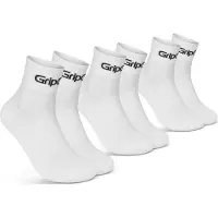 Gripgrab - RIDE Low Cut Zomer Fietssokken 3 Paar Korte Coolmax Sokken - Unisex - Wit