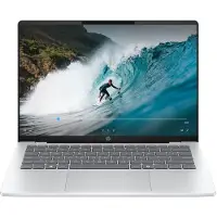 HP OmniBook 5 14" Laptop - 14-he0102nb - Glacier Silver - OLED - Azerty toetsenbord met verlichting