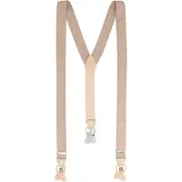 Tresanti bretels beige zilveren hardware