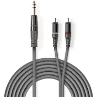Ginza.se 6,35mm Jack - Tulp stereo audio kabel - 1,5 meter