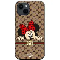 MANIACASE Telefoonhoesje - Gucci - Iphone 13 - Zacht - Silicone - Minnie