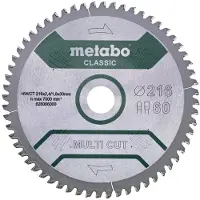 Metabo MULTI CUT CLASSIC 628667000 Cirkelzaagblad 305 x 30 x 2.2 mm Aantal tanden: 80 1 stuk(s)