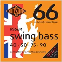 Rotosound RS66M Medium Scale Steel Bass Guitar Strings 40-90