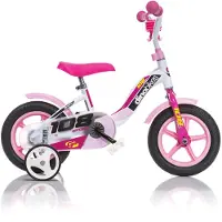 Dino Bikes Kinderfiets Lernrad 10 inch met zijwieltjes, claxon en spatborden