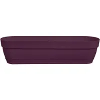 Elho Vibia Campana Balkonbak 70 - Plantenbak voor Balkon - Ø 69.0 x H 17.0 cm - Esdoorn paars